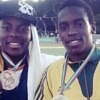 Leon Tafirenyika and Shingirai Hlanguyo at the African Youth Championships 2015 in Mauritius / Photo Credit: The Manica Post