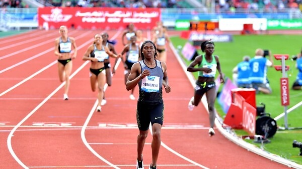 Caster Semenya from South Africa at the 2016 IAAF Diamond League in Rabat / Photo Credit: IDL